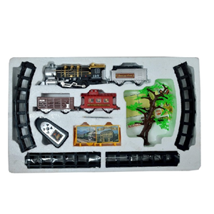 قطار اسباب بازی کنترلی بزرگ دودزا 35 تکه Remote Control Train_اسباب بازی نوزادی